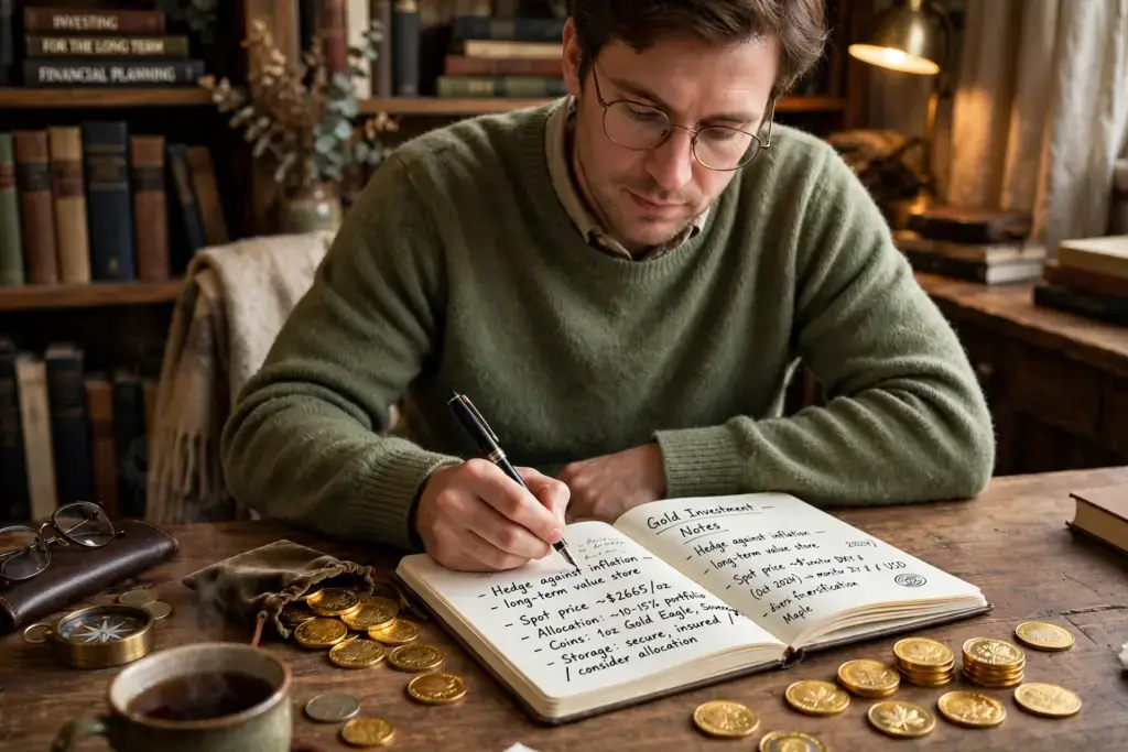 Notizen zu Gold Investment - Content Strategie mit Wissensvermittlung statt Werbung